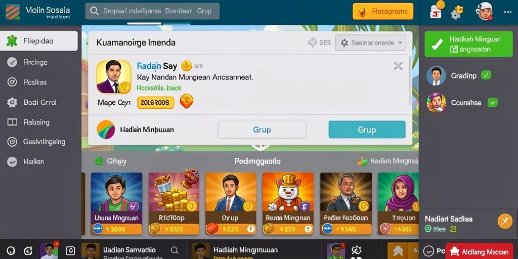 Berbagai item menarik untuk membantu permainan.