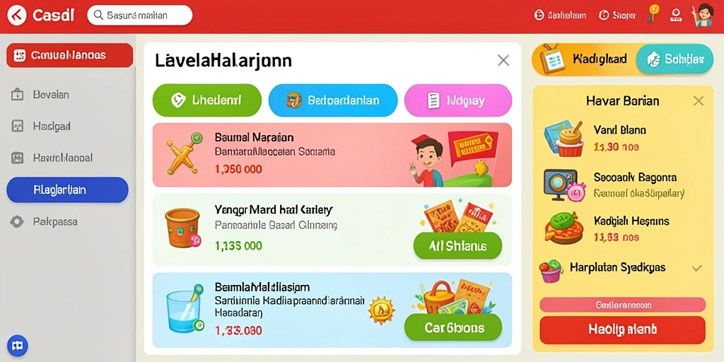 Tangkapan layar dari level yang menantang.