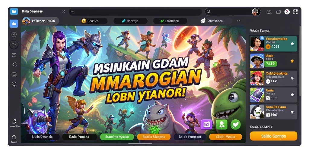 Grafis menawan yang membuat pengalaman bermain semakin seru.